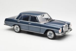 Mercedes 280 SE W108 Тъмносин Металик Norev 1:18 183534 Метал — снимка 6 от 8
