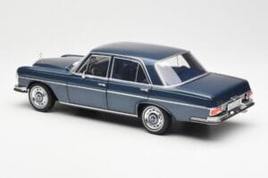 Mercedes 280 SE W108 Тъмносин Металик Norev 1:18 183534 Метал — снимка 7 от 8