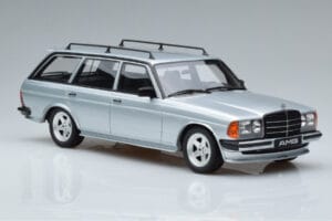 Mercedes 280 TE AMG S123 Сребрист Otto 1:18 OT246 Смола — снимка 4 от 6