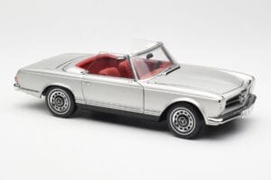 Mercedes 280 SL W113 Pagoda Сребрист Schuco 1:18 450035000 Метал — снимка 6 от 8