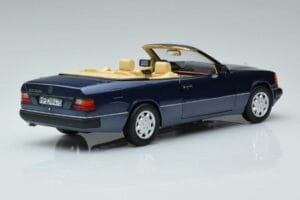 Mercedes 300 CE-24 A124 Кабриолет Nautical Син Лимитирана Серия Norev 1:18 183879 Метал — снимка 3 от 7