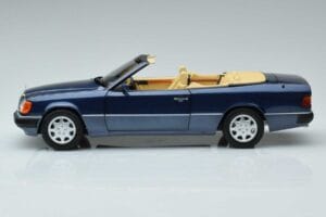 Mercedes 300 CE-24 A124 Кабриолет Nautical Син Лимитирана Серия Norev 1:18 183879 Метал — снимка 4 от 7