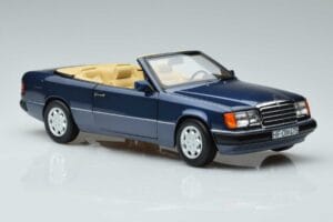 Mercedes 300 CE-24 A124 Кабриолет Nautical Син Лимитирана Серия Norev 1:18 183879 Метал — снимка 5 от 7