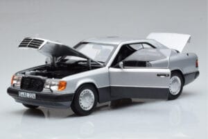 Mercedes 300 CE-24 C124 Coupe Сребрист Norev 1:18 183880 Метал — снимка 2 от 7