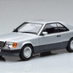 Mercedes 300 CE-24 C124 Coupe Сребрист Norev 1:18 183880 Метал