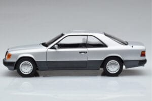 Mercedes 300 CE-24 C124 Coupe Сребрист Norev 1:18 183880 Метал — снимка 4 от 7