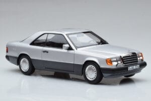 Mercedes 300 CE-24 C124 Coupe Сребрист Norev 1:18 183880 Метал — снимка 5 от 7