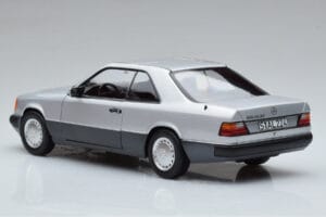 Mercedes 300 CE-24 C124 Coupe Сребрист Norev 1:18 183880 Метал — снимка 6 от 7