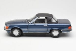 Mercedes 300 SL R107 Морско Синьо Norev 1:18 183466 Метал — снимка 4 от 8