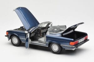 Mercedes 300 SL R107 Морско Синьо Norev 1:18 183466 Метал — снимка 5 от 8
