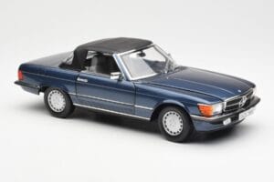 Mercedes 300 SL R107 Морско Синьо Norev 1:18 183466 Метал — снимка 6 от 8
