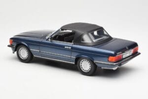 Mercedes 300 SL R107 Морско Синьо Norev 1:18 183466 Метал — снимка 7 от 8