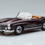 Mercedes 300 SL W198 Roadster Червен Norev 1:18