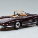 Mercedes 300 SL W198 Roadster Червен Norev 1:18 - image 3 of 8
