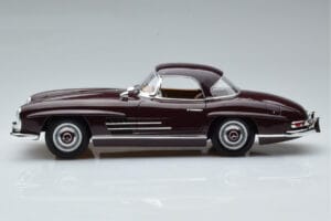 Mercedes 300 SL W198 Roadster Червен Norev 1:18 183891 Метал — снимка 4 от 8