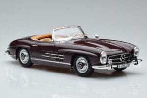 Mercedes 300 SL W198 Roadster Червен Norev 1:18 183891 Метал — снимка 6 от 8