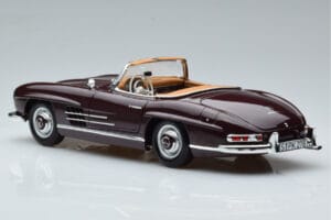 Mercedes 300 SL W198 Roadster Червен Norev 1:18 183891 Метал — снимка 7 от 8