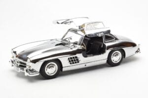 Mercedes 300 SL W198 Хром Minichamps 1:18 B66040645 Метал — снимка 2 от 8