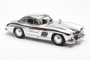 Mercedes 300 SL W198 Хром Minichamps 1:18 B66040645 Метал — снимка 6 от 8
