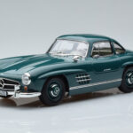 Mercedes 300 SL W198 Gullwing Зелен Norev 1:18