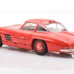 Mercedes 300 SL W198 Gullwing Червен Minichamps 1:18 - image 7 of 8