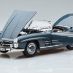 Mercedes 300 SL W198 Roadster Син Norev 1:18 - image 2 of 9