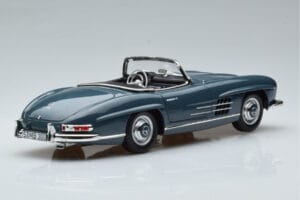 Mercedes 300 SL W198 Roadster Син Norev 1:18 B66040668 Метал — снимка 3 от 9
