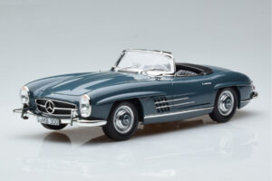 Mercedes 300 SL W198 Roadster Син Norev 1:18