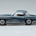 Mercedes 300 SL W198 Roadster Син Norev 1:18 - image 5 of 9