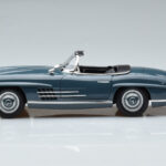 Mercedes 300 SL W198 Roadster Син Norev 1:18 - image 6 of 9