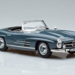 Mercedes 300 SL W198 Roadster Син Norev 1:18 - image 7 of 9