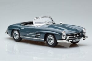 Mercedes 300 SL W198 Roadster Син Norev 1:18 B66040668 Метал — снимка 7 от 9