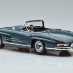 Mercedes 300 SL W198 Roadster Син Norev 1:18 - image 8 of 9
