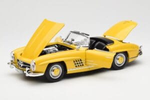 Mercedes 300 SL W198 Roadster Жълт Norev 1:18 B66040669 Метал — снимка 2 от 8