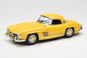 Mercedes 300 SL W198 Roadster Жълт Norev 1:18