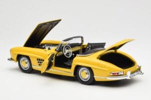 Mercedes 300 SL W198 Roadster Жълт Norev 1:18 B66040669 Метал — снимка 5 от 8