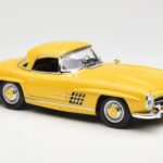 Mercedes 300 SL W198 Roadster Жълт Norev 1:18 - image 6 of 8