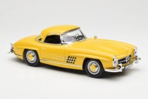 Mercedes 300 SL W198 Roadster Жълт Norev 1:18 B66040669 Метал — снимка 6 от 8