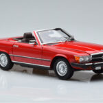 Mercedes 450 SL R107 US Версия Червен Norev 1:18 - image 6 of 8