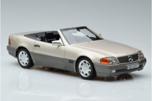 Mercedes 500 SL R129 Smoke Сребрист Norev 1:18 183719 Метал — снимка 5 от 7