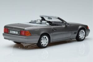 Mercedes 500 SL R129 Сив Металик Norev 1:18 183715 Метал — снимка 3 от 7