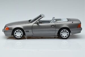 Mercedes 500 SL R129 Сив Металик Norev 1:18 183715 Метал — снимка 4 от 7