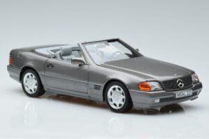 Mercedes 500 SL R129 Сив Металик Norev 1:18 183715 Метал — снимка 5 от 7