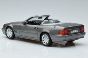 Mercedes 500 SL R129 Сив Металик Norev 1:18 183715 Метал — снимка 6 от 7
