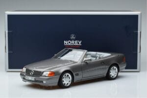 Mercedes 500 SL R129 Сив Металик Norev 1:18 183715 Метал — снимка 7 от 7