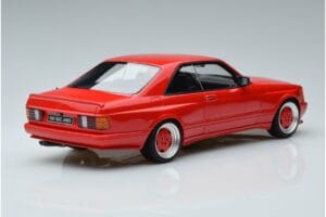 Mercedes 560 SEC W126 Widebody Червен Otto 1:18 OT995 Смола — снимка 2 от 6