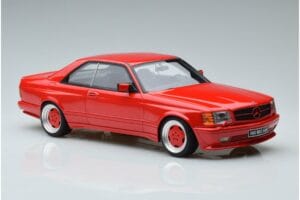 Mercedes 560 SEC W126 Widebody Червен Otto 1:18 OT995 Смола — снимка 4 от 6