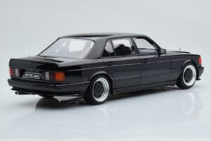 Mercedes 560 SEL AMG W126 Obsidian Черен Otto 1:18 OT297 Смола — снимка 2 от 6