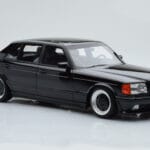 Mercedes 560 SEL AMG W126 Obsidian Черен Otto 1:18 - image 4 of 6