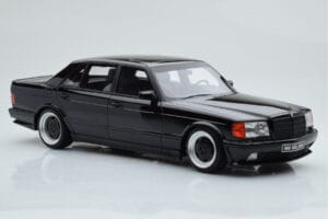Mercedes 560 SEL AMG W126 Obsidian Черен Otto 1:18 OT297 Смола — снимка 4 от 6